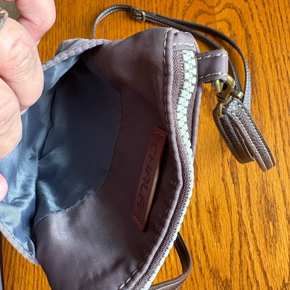 Chala Purple Cell Phone Crossbody Bag with Paw Print - Picture 7 of 11